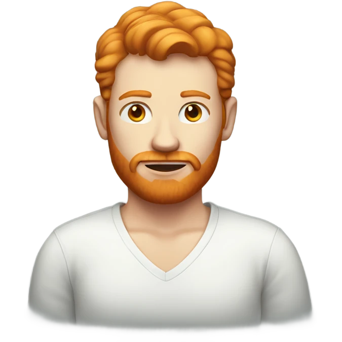 Ginger man backwards emoji
