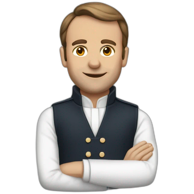 Macron calvitie emoji
