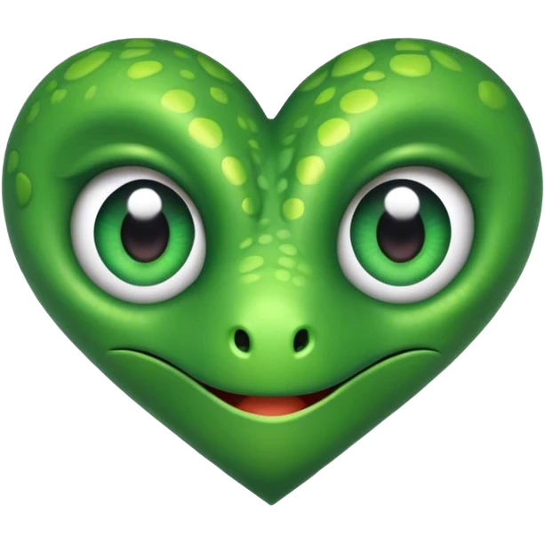 dinosaur's eyes heart-shaped emoji