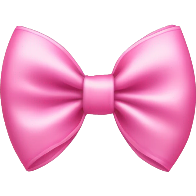 Cute pink bow emoji