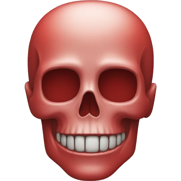 red skeloton emoji