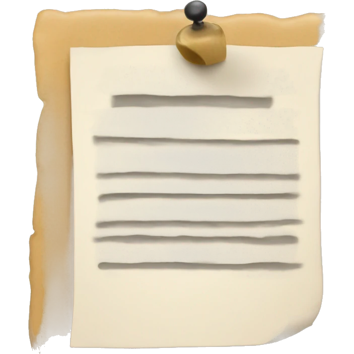 Document with check mark emoji