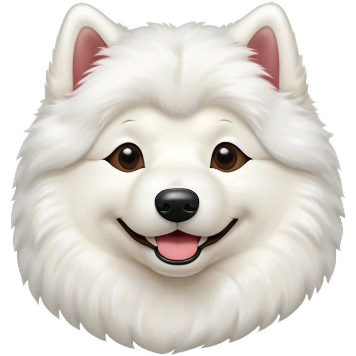 happy samoyed in Reims emoji