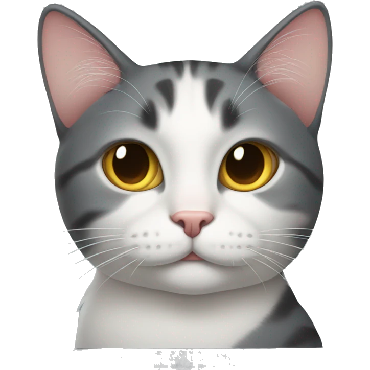 Cat giving a side eye  emoji