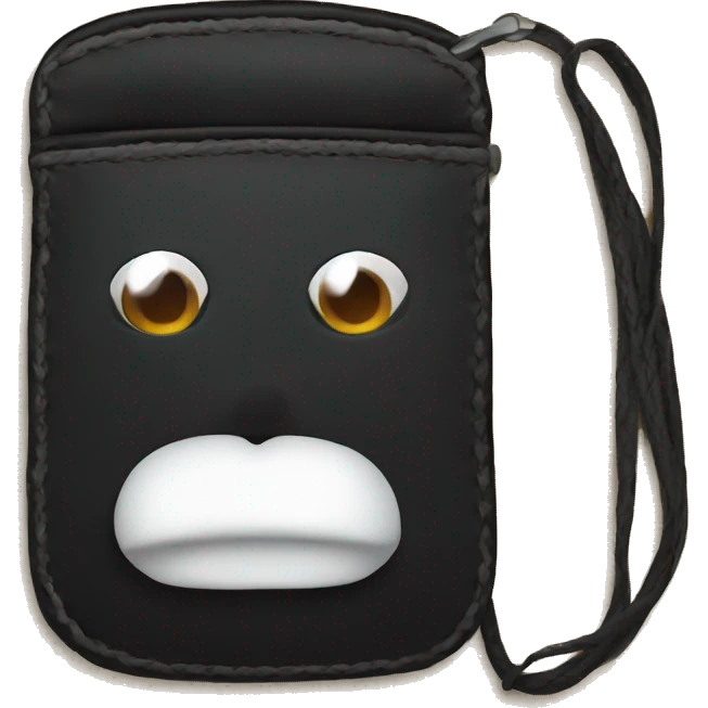 small black phone pouch emoji