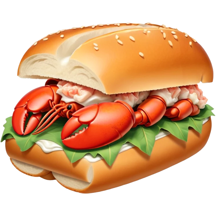Lobster roll emoji