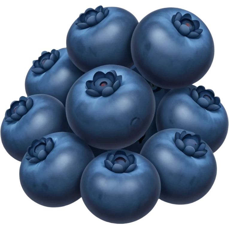 Sprinkle some blueberries on top emoji
