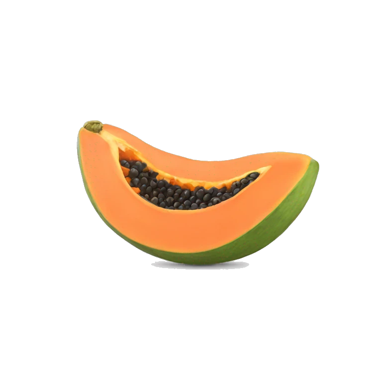 Papaya emoji