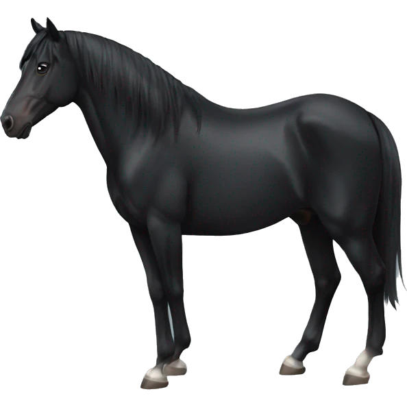 black horse emoji