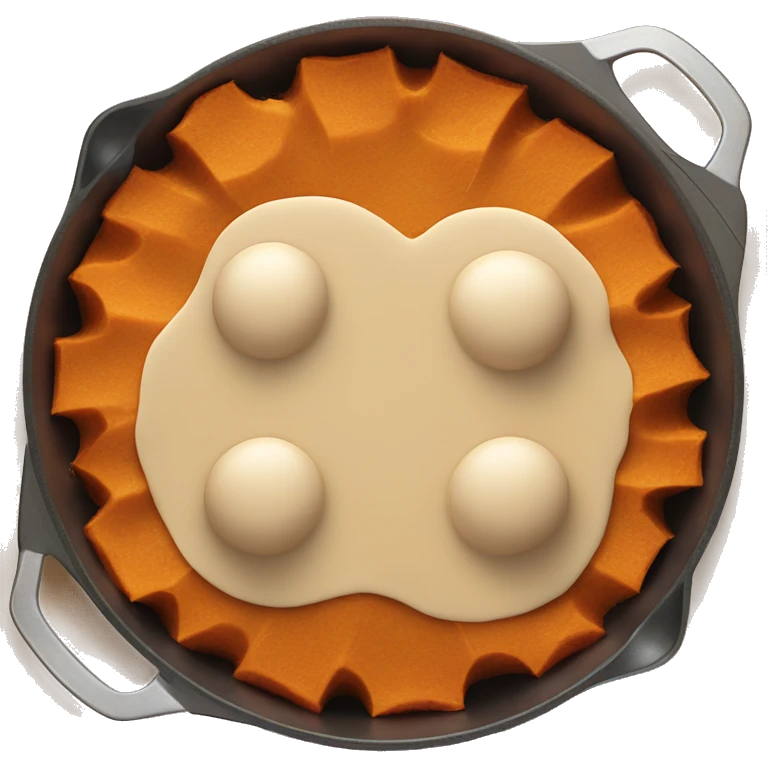 sweet potato casserole in pan emoji