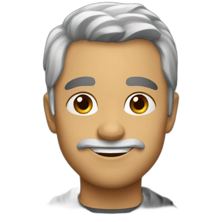 Chauve luisant emoji