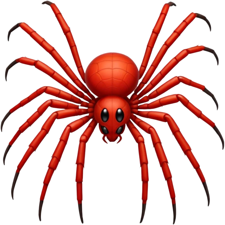 🕷️ красный emoji