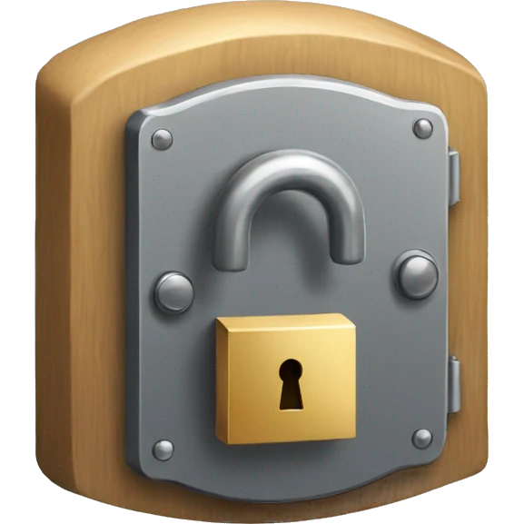 Privacy lock  emoji