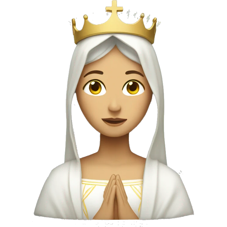 La vierge marie emoji