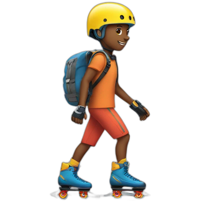Rollerblader emoji