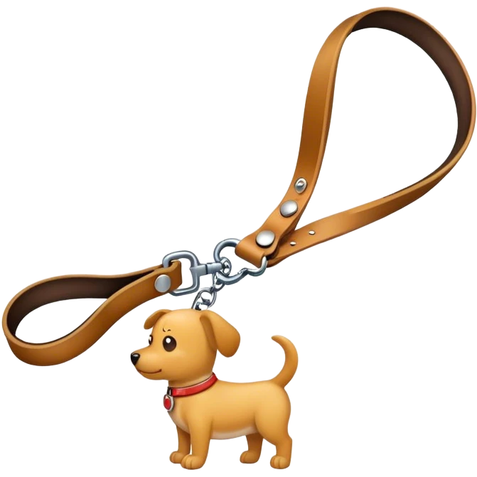 dog leash emoji