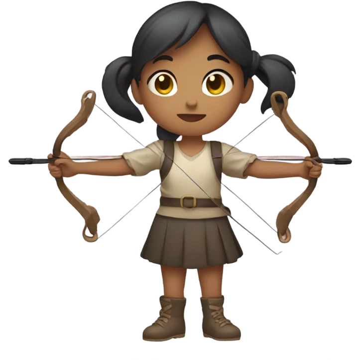girl with a bow emoji