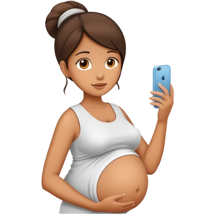 pregnant girl  emoji