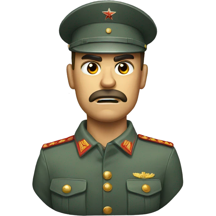 ussr soldier angry emoji