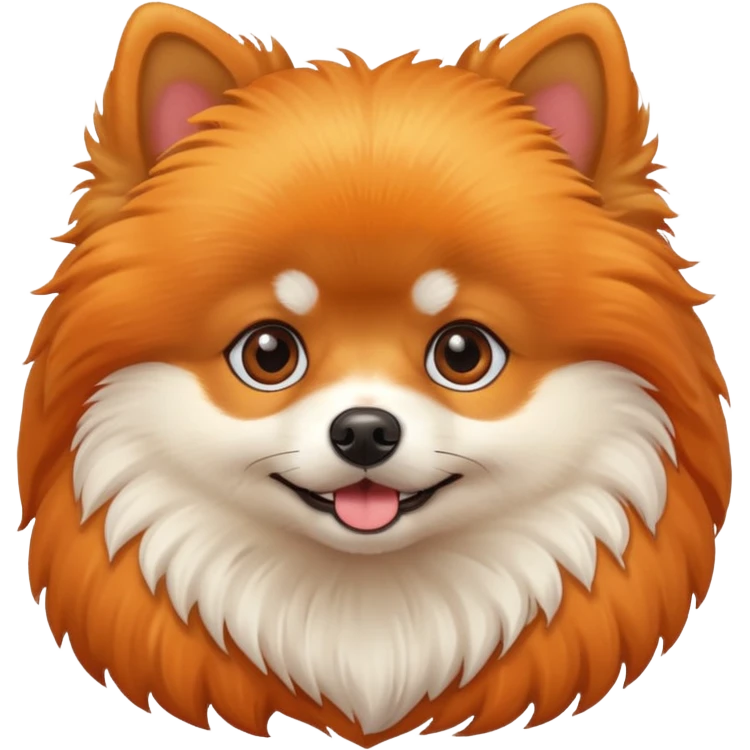 Pomeranian dog emoji