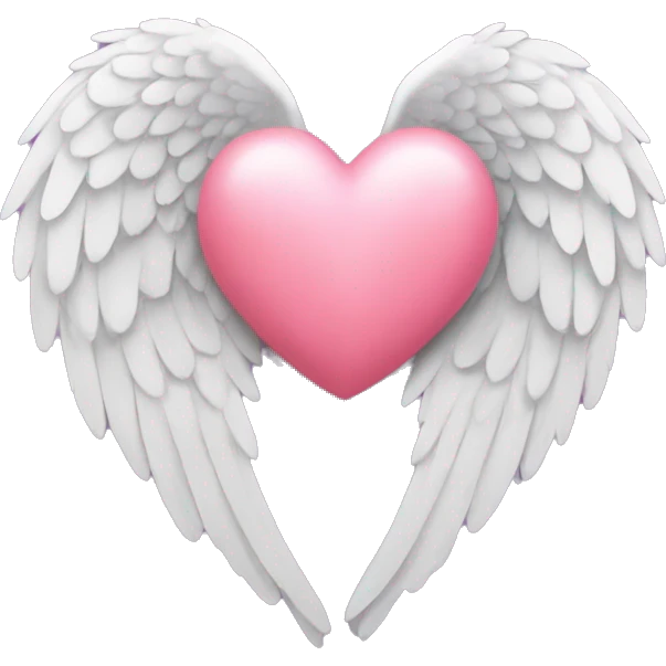 heart with angel wings emoji