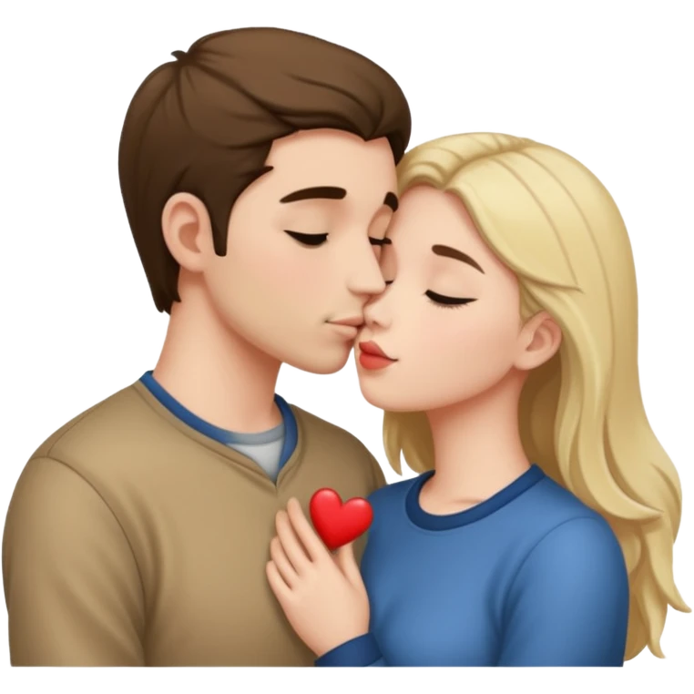 two lovers playing chess kissing tenderly emoji