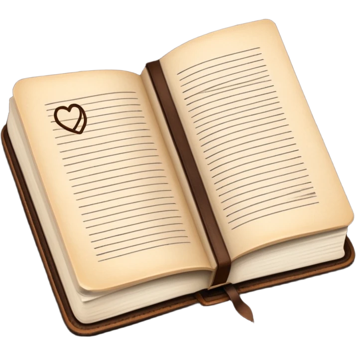 Director Script – bound pages with notes emoji