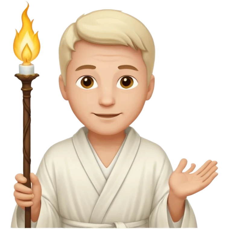 white male spiritual healer emoji