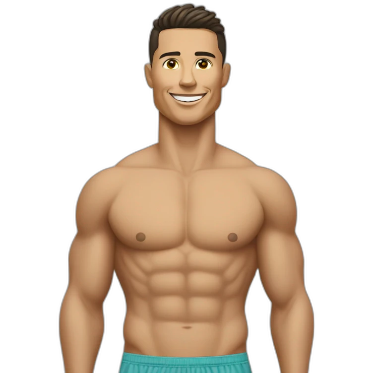 Ronaldo en caleçon emoji