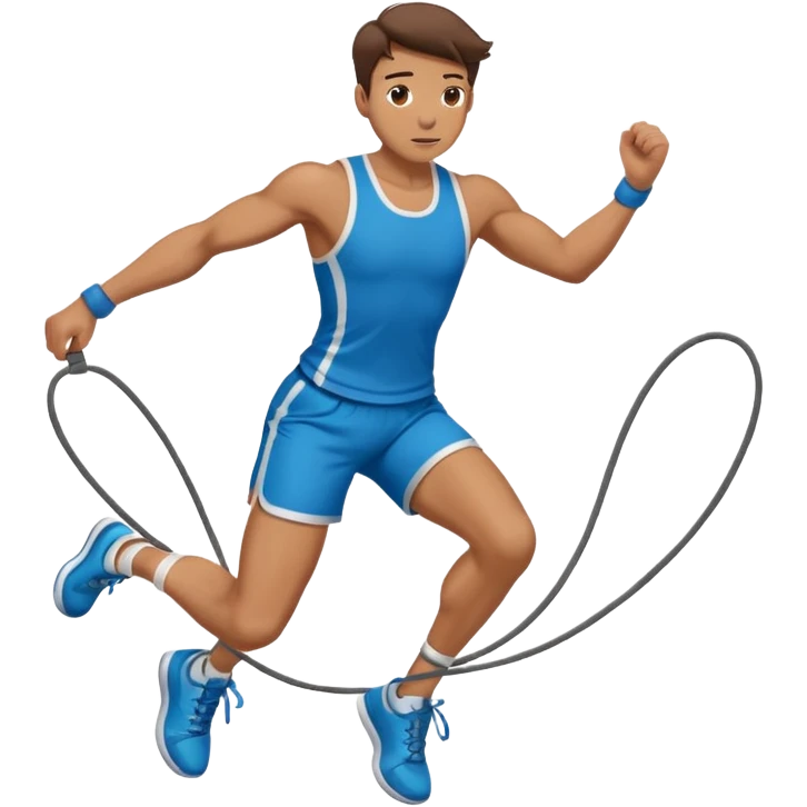 jumping rope tied emoji
