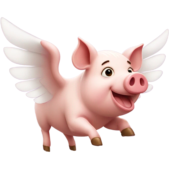 flying pig emoji