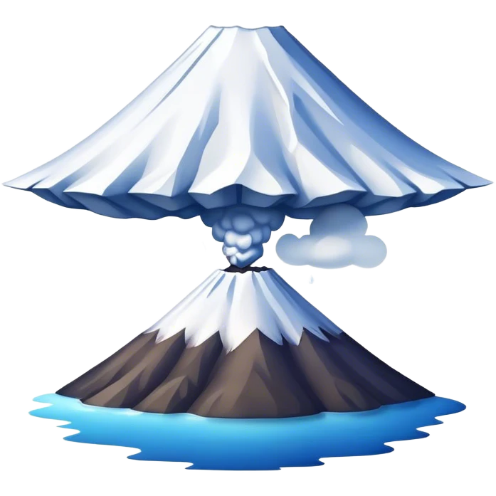 Cinematic Realistic Mount Fuji Emoji  emoji