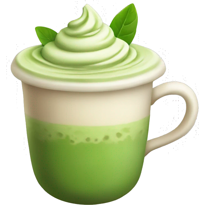 Matcha latte  emoji