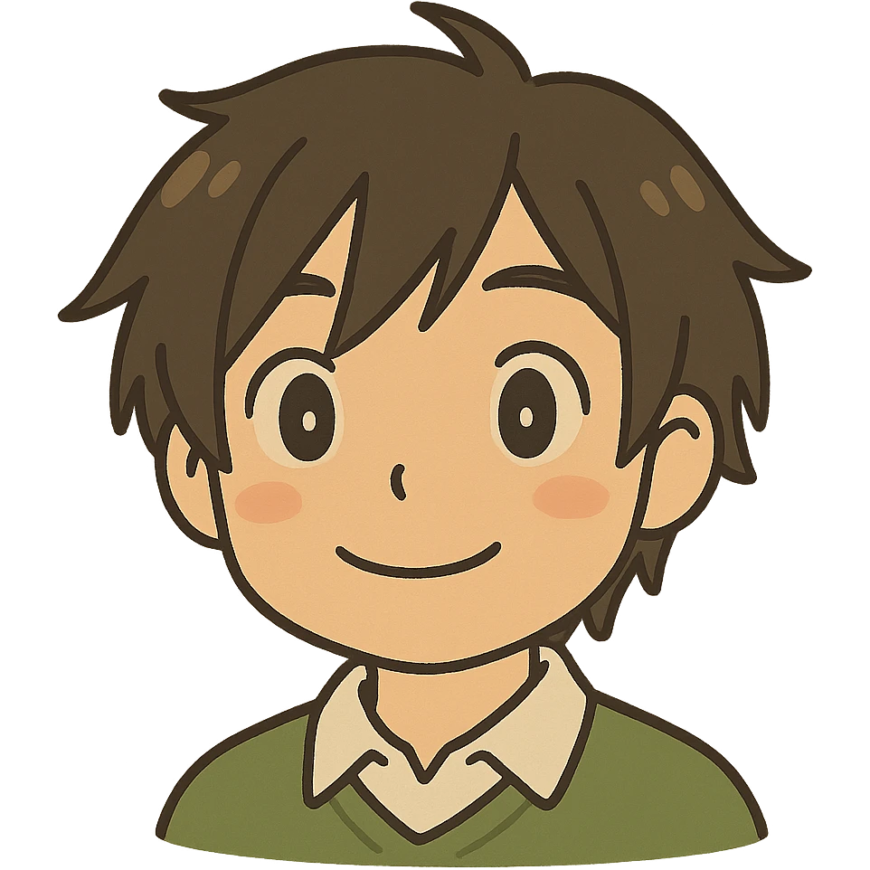 ghibli-inspired emoji combining Hiro, Miyamura, and Kanata Asai emoji