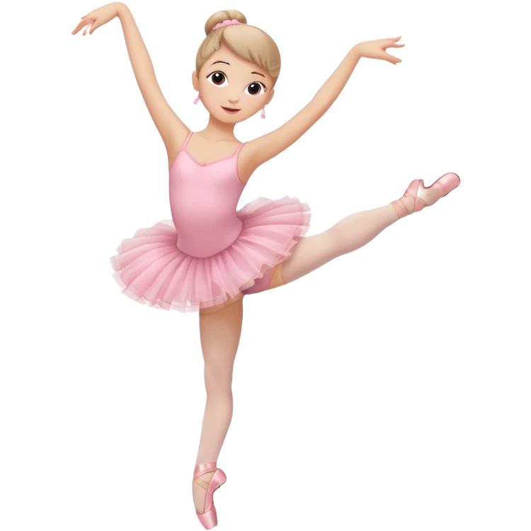 Girl ballerina emoji 2 legs emoji