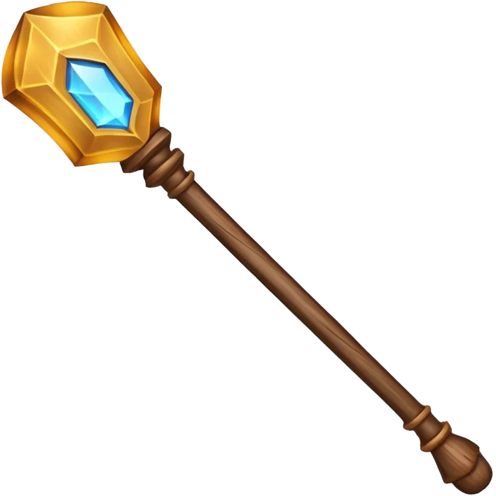 magic wooden staff emoji