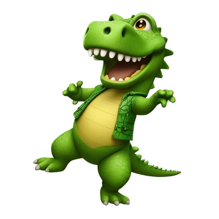 Cocodrilo bailando  emoji