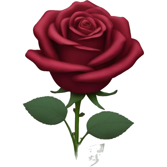 Wine Red Rose Flowers emoji