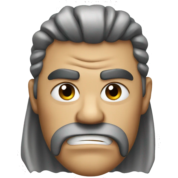 angry with bow emoji
