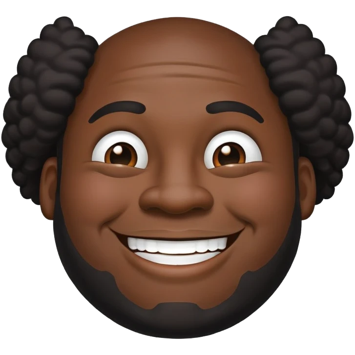 Big black guy  emoji