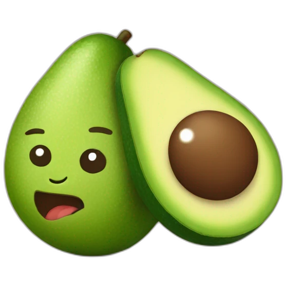 cute avocado emoji