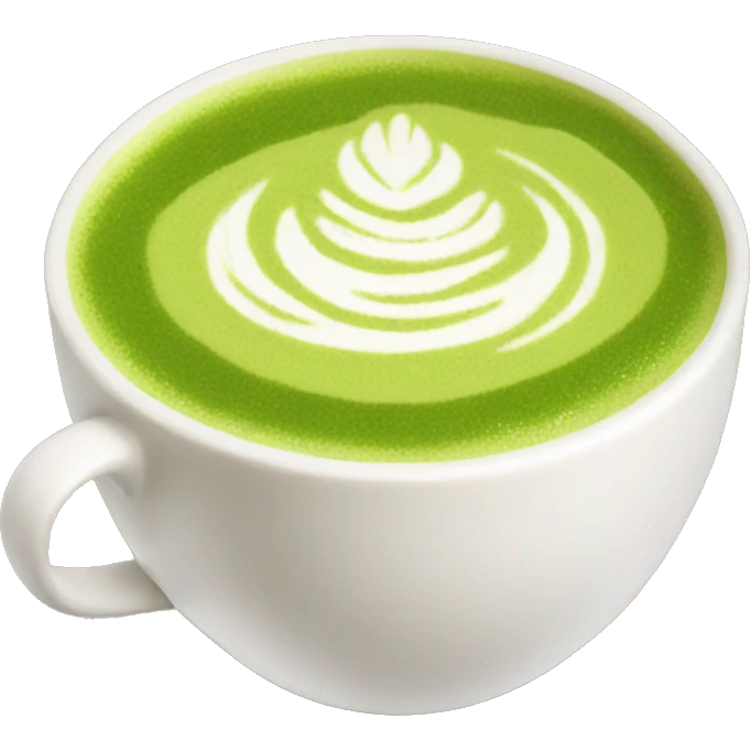 Matcha latte  emoji