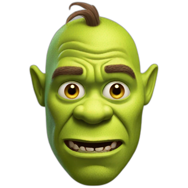 Possessed Shrek emoji
