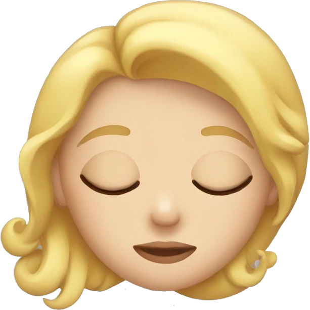 Girl sleep  emoji