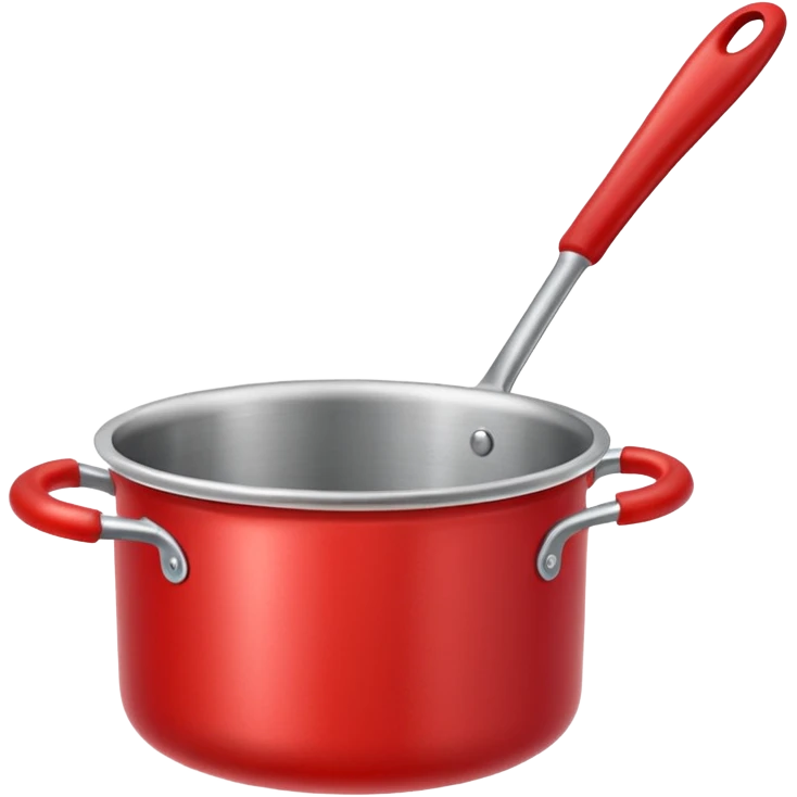 an empty red kitchen pot emoji