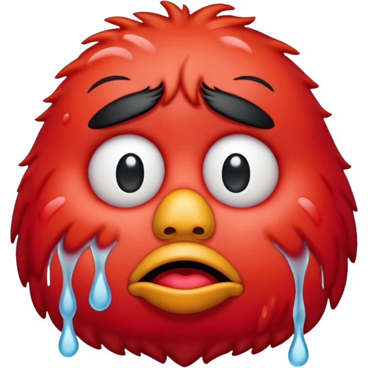 elmo crying emoji