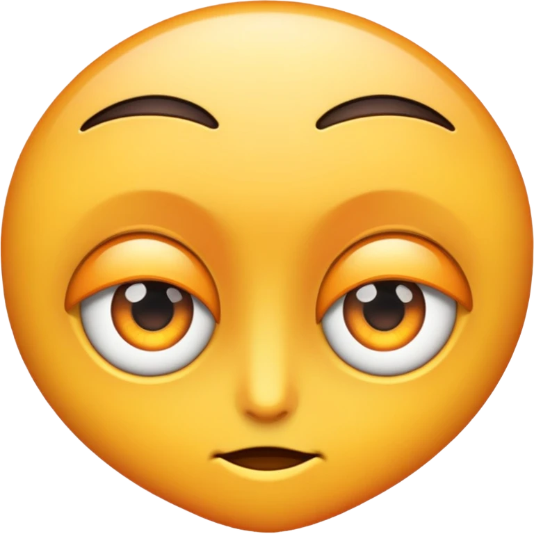 cartoon eyes looking straight ahead emoji