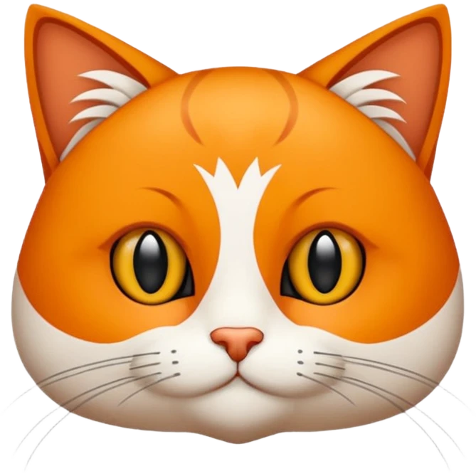 Kedi şeklinde Gülen bir yüz emoji