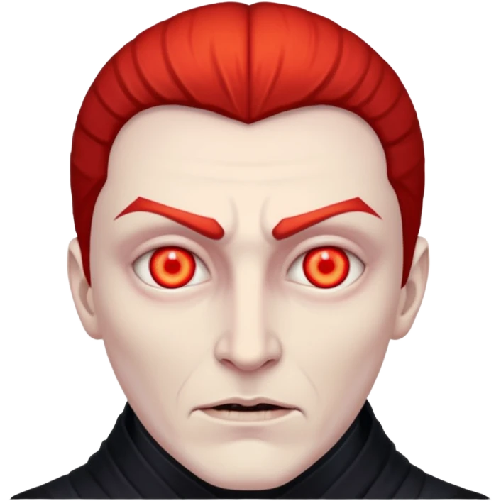 Evil, shadowie Male lord with Red glowing eyes and  emoji