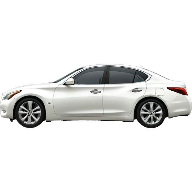 white infiniti car  emoji